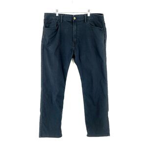 Dockers Dark Blue Straight Coupe Droite Jeans High Rise Lightweight Cotton 38/30